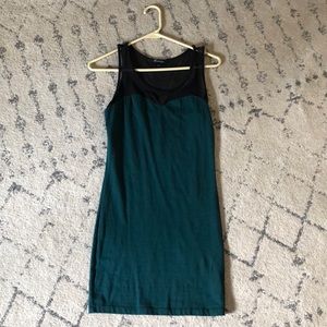 Forever 21 Dark Green Body Con Dress